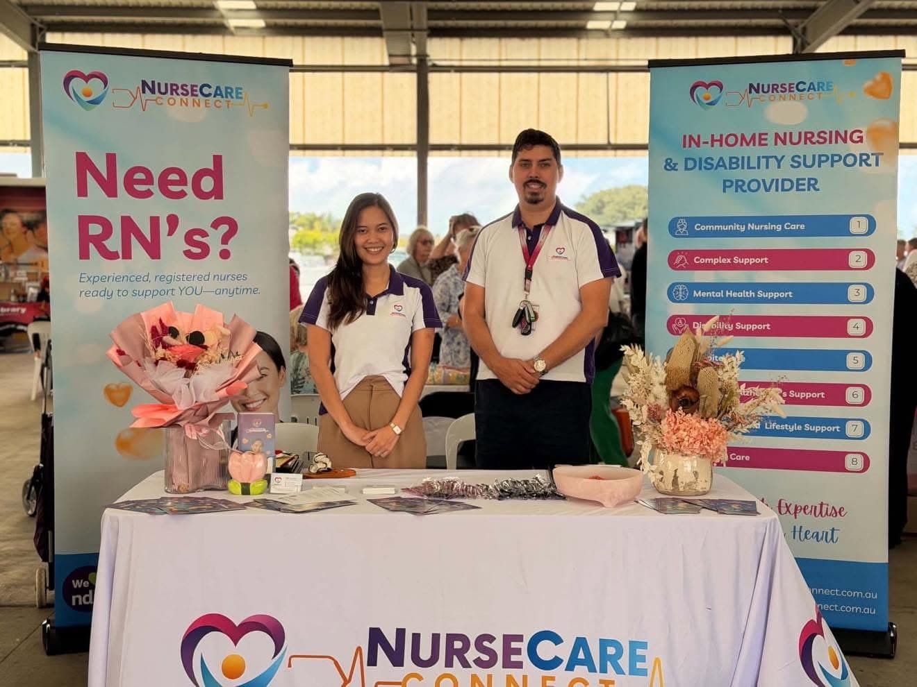 We were at the Mackay Seniors Expo