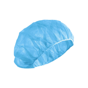 Task Medical Disposable Elastic Non Woven Bouffant Cap Blue Pack Of 100