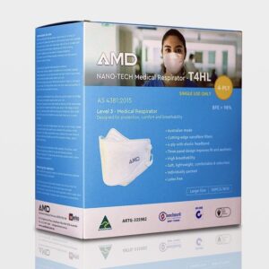AMD P2 N95 Nano-Tech Respirator Mask 4-Layer 50 Pack - Headband